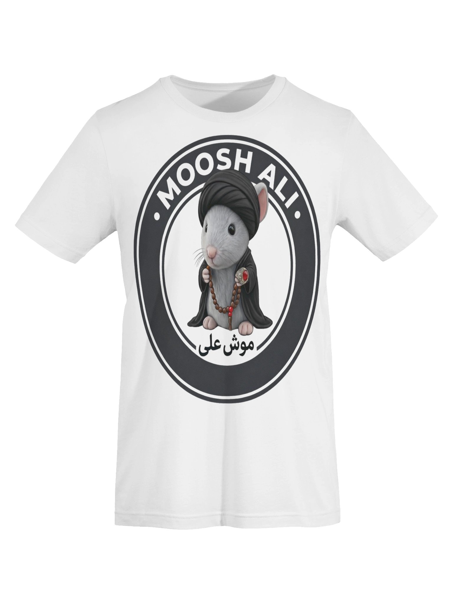 The Original "Moosh-Ali" Graphic Tee (White) $22.00 product image (7)