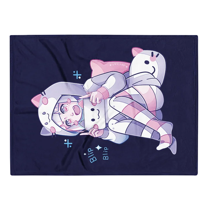 CandiCat Gamer Girl 2024 Blanket product image (2)