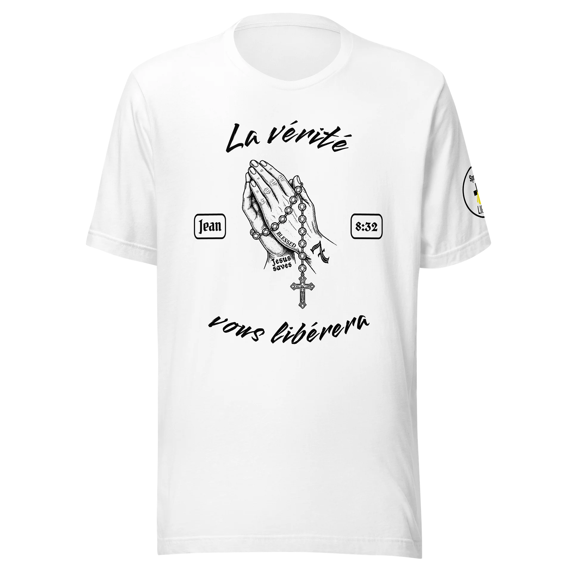 T-shirt mains qui prient product image (1)