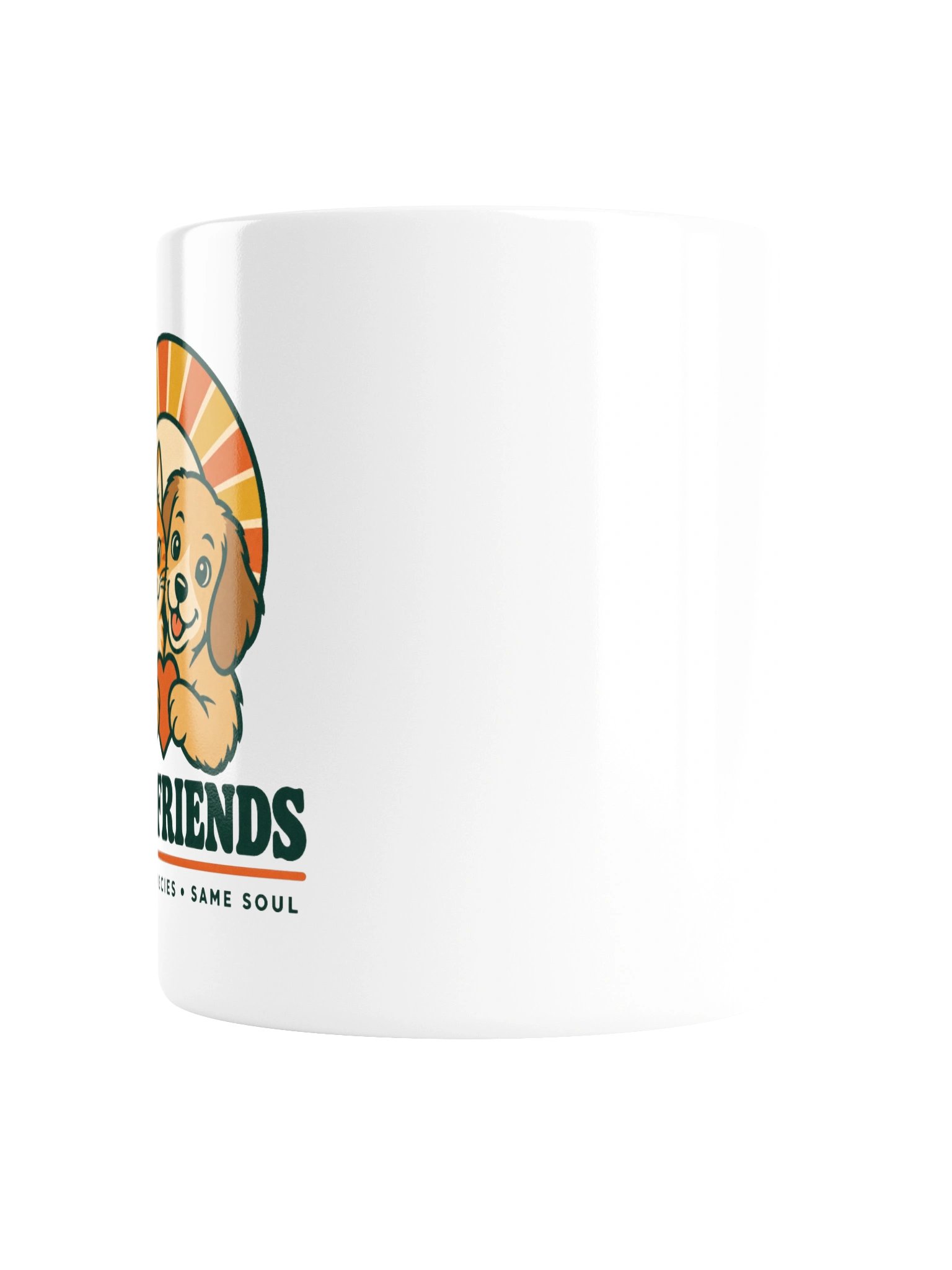 Best Friends Cat & Dog Mug – Different Species, Same Soul product image (4)