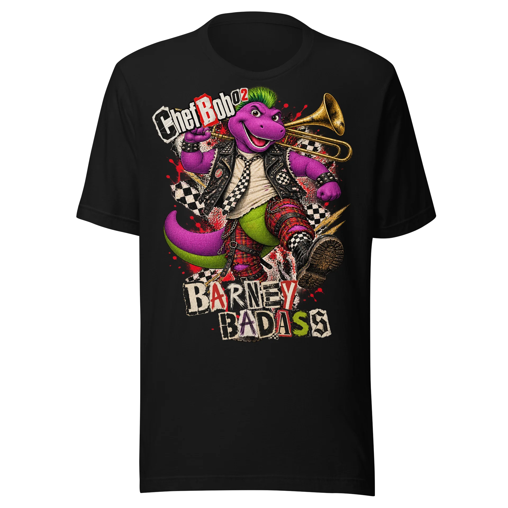 CB02 - Barney Bad Ass Band Tee product image (1)