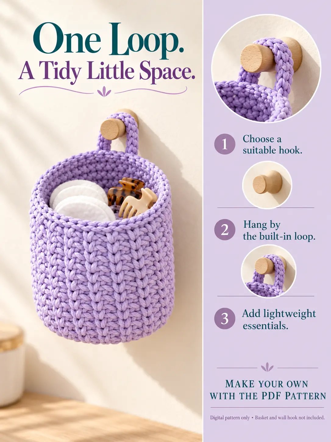 Cozy Crochet Baskets – 3 Patterns PDF product image (2)