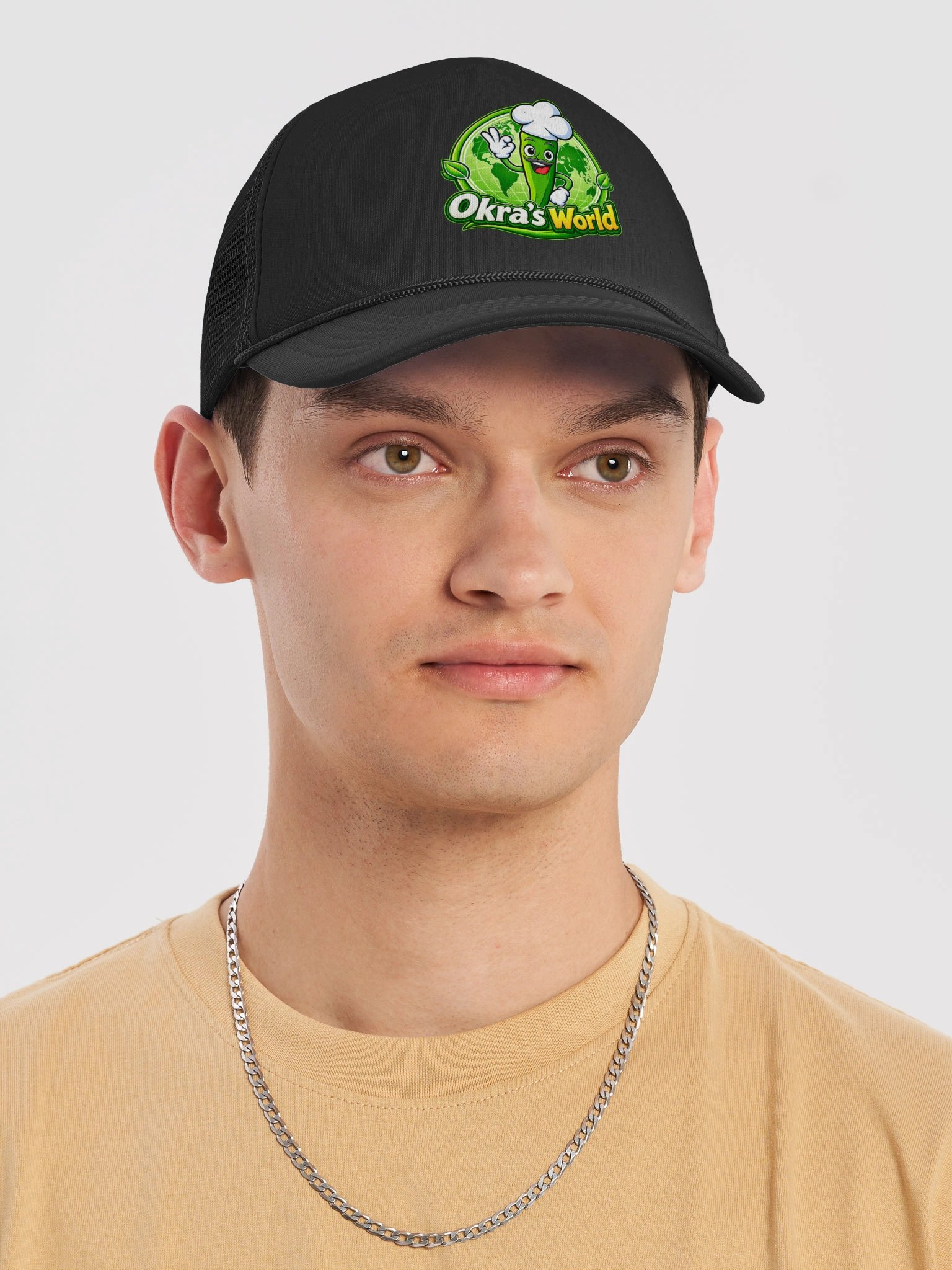 Okra's World Trucker Hat product image (5)
