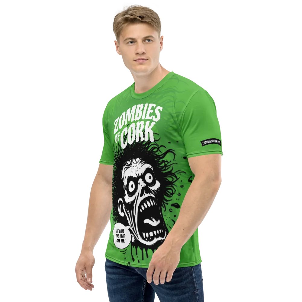 Zombie Floating Head Allover Print T-Shirt (Zombie Green Version) product image (5)