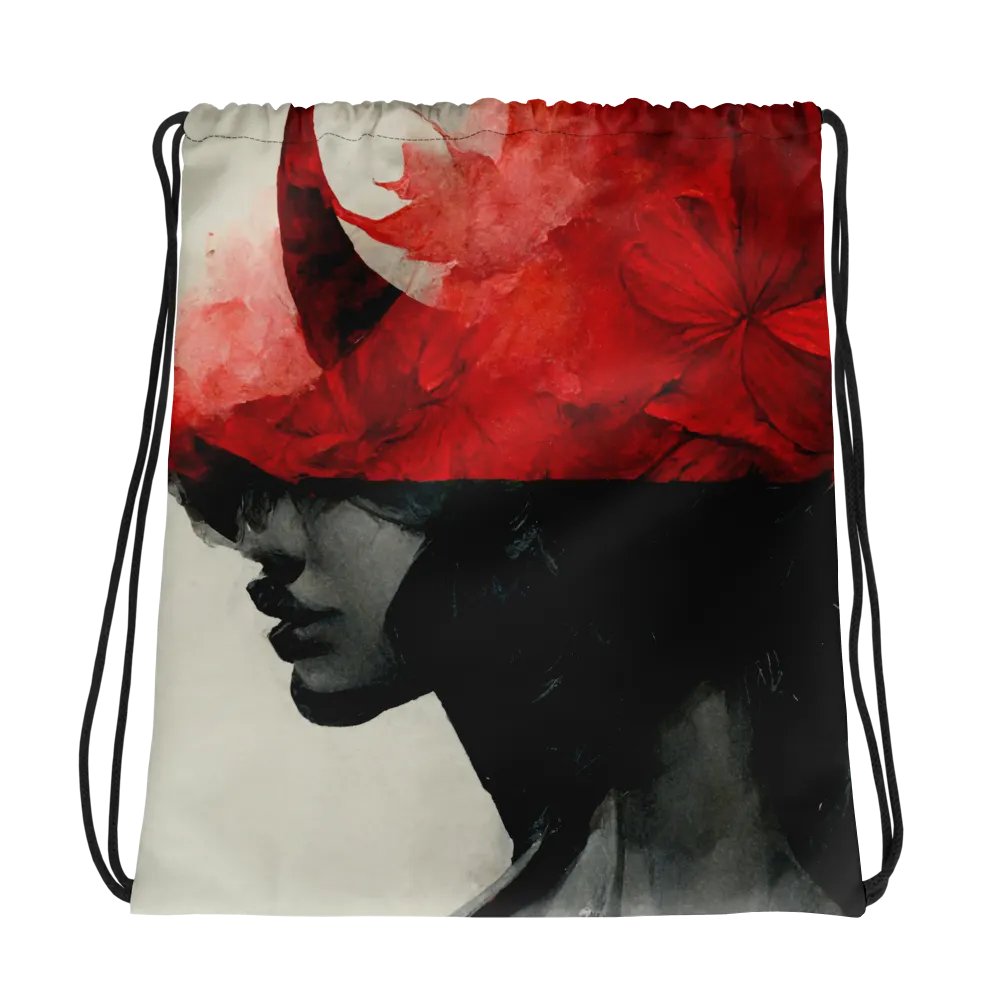 Blossom Burst Drawstring Backpack product image (1)
