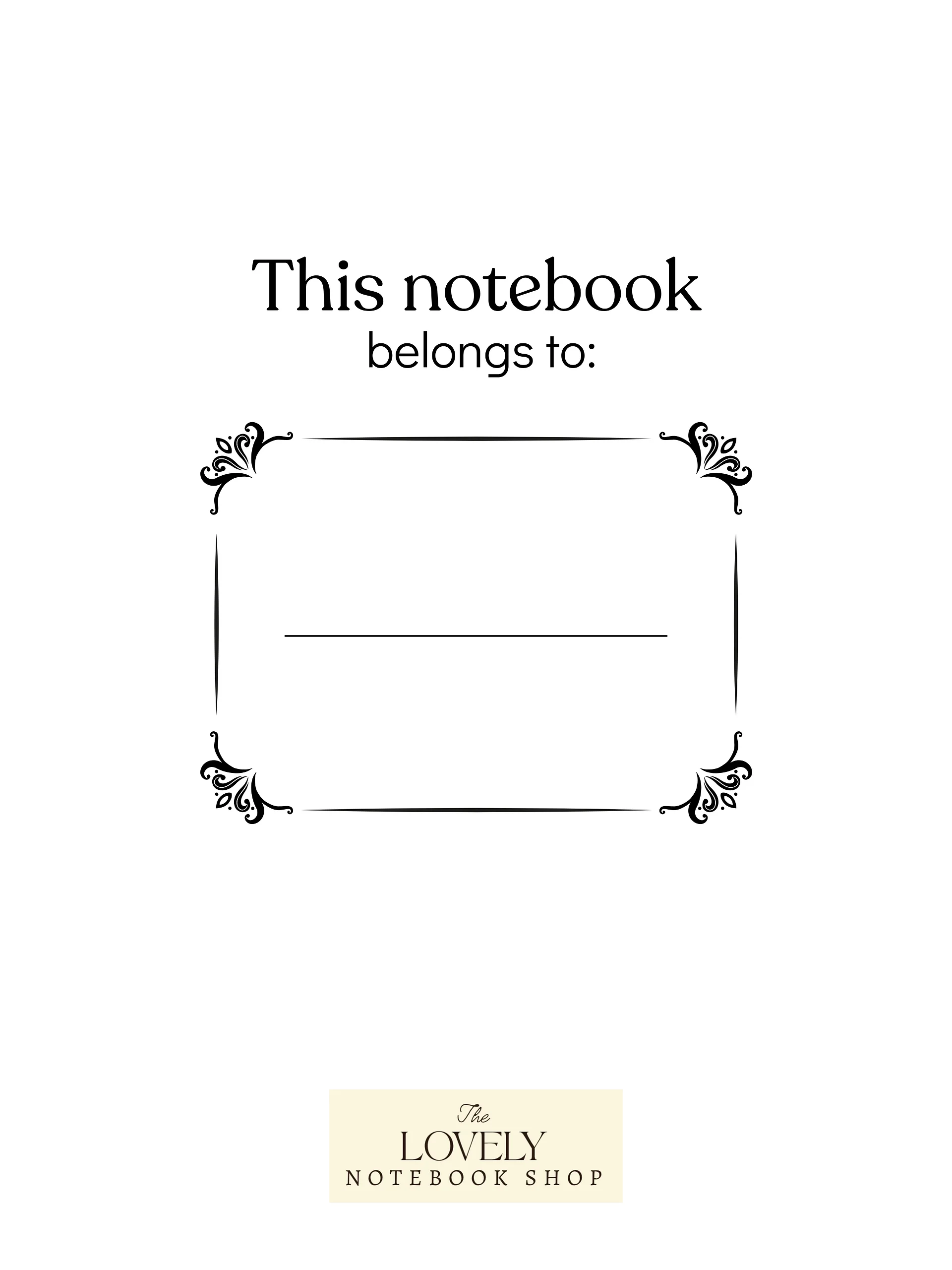Softcover "The Moon is distant from the Sea" Notebook | Emily Dickinson notebook | Literary notebook | Emily Dickinson notebook product image (3)
