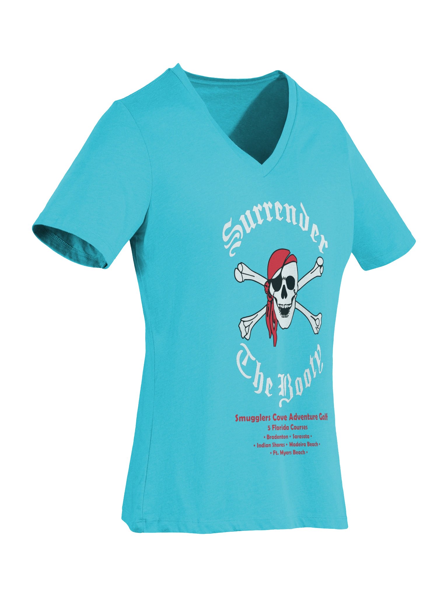 "Surrender the Booty" Women's V Neck T-Shirt product image (39)