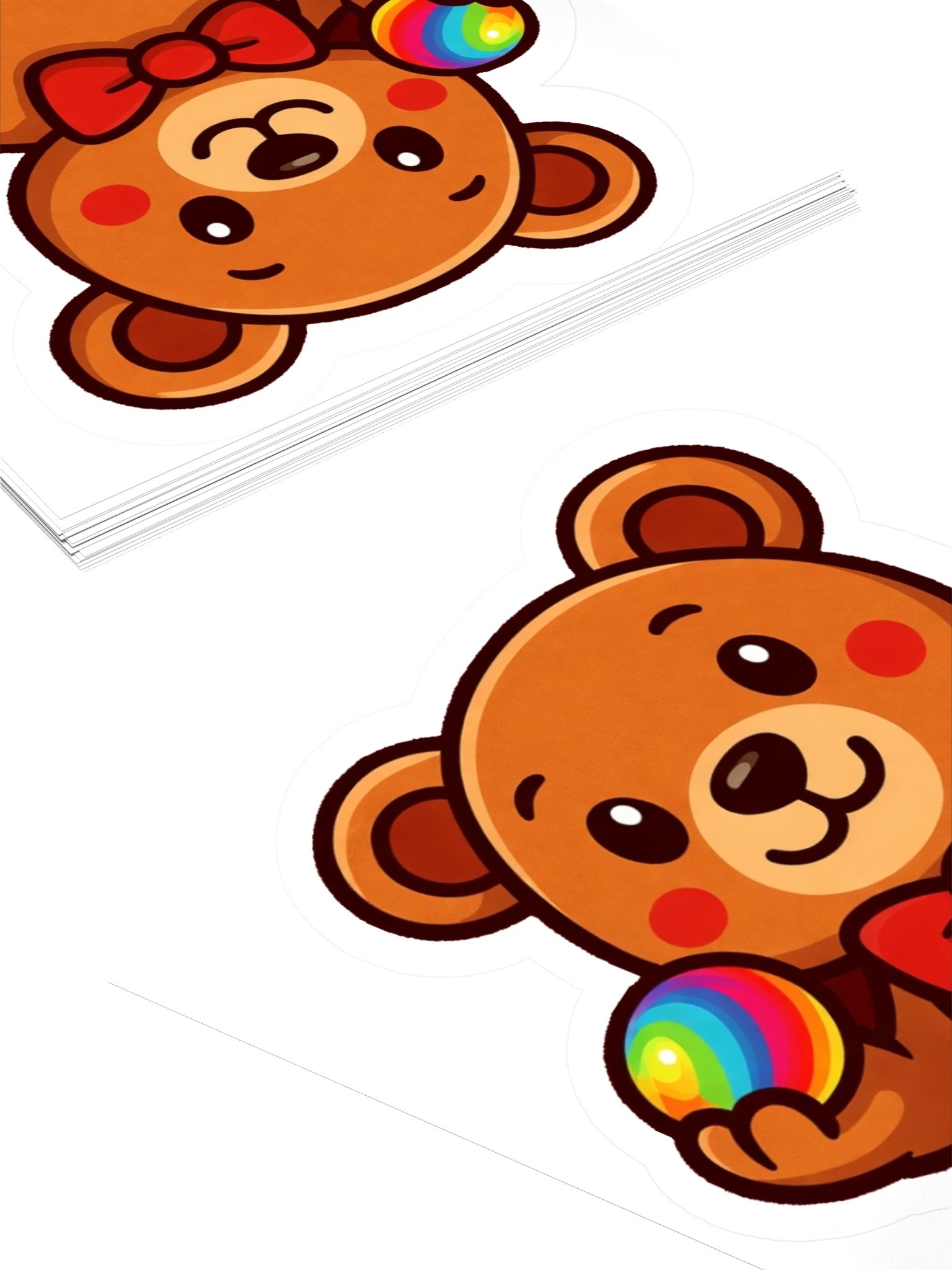 Jubear Rainbow Marble Sticker product image (4)