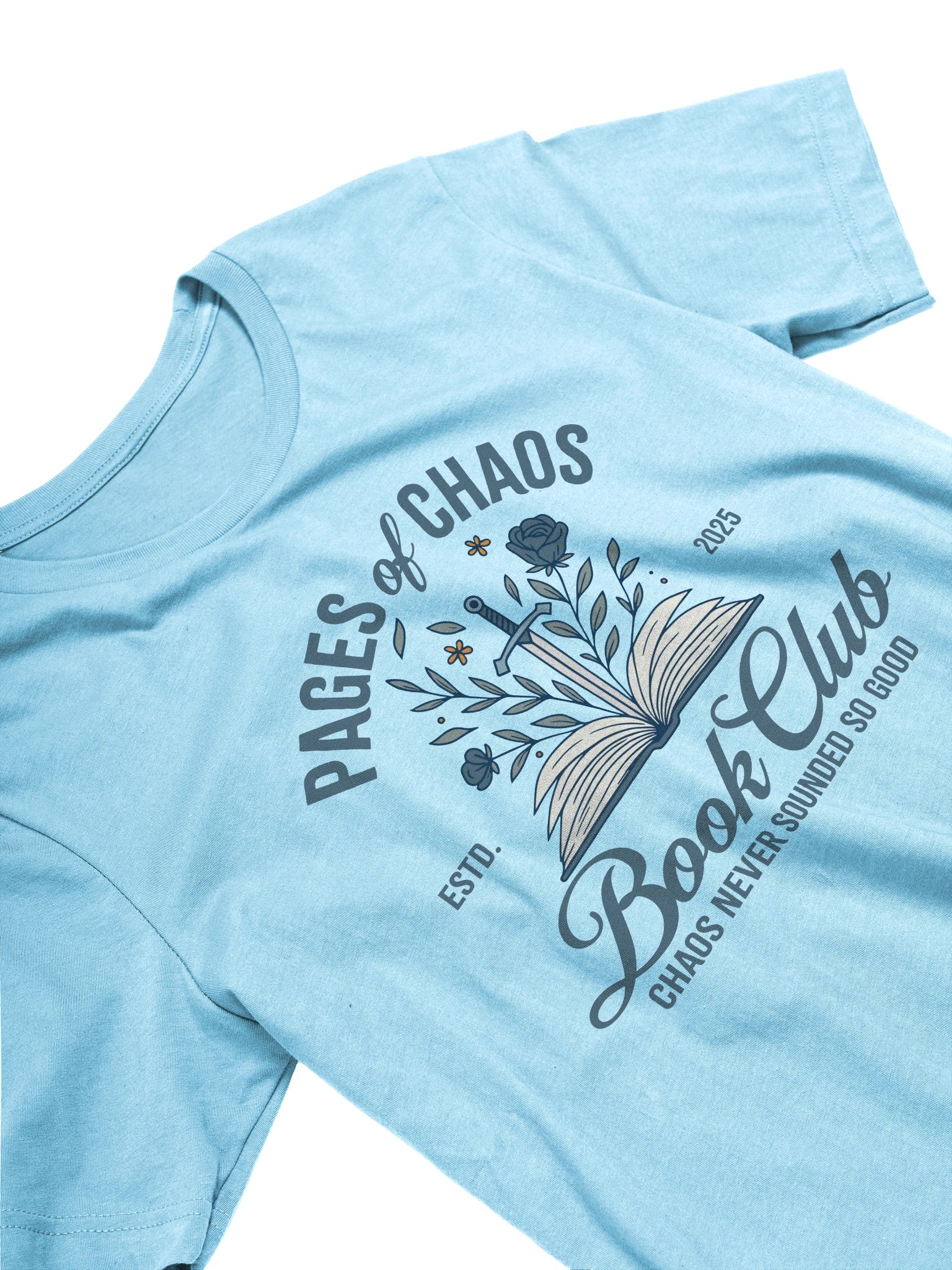 Pages of Chaos Book Club Tee (Light) product image (13)