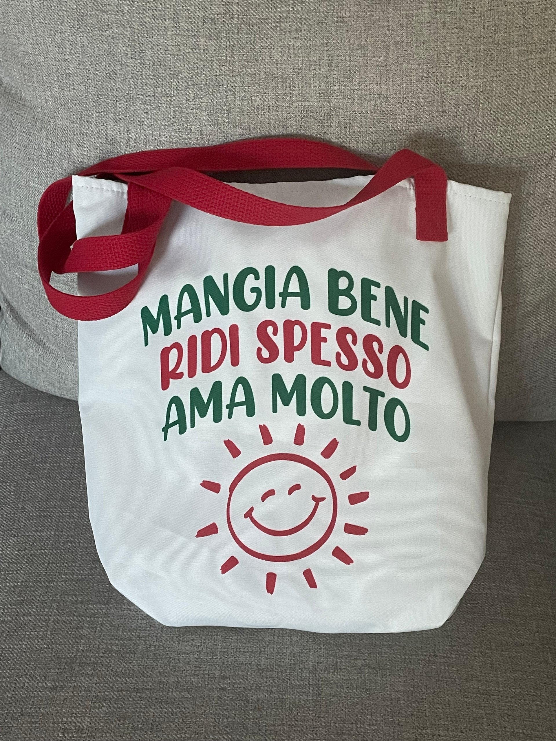 Mangia Bene Ridi Spesso Ama Molto Tote Bag product image (3)