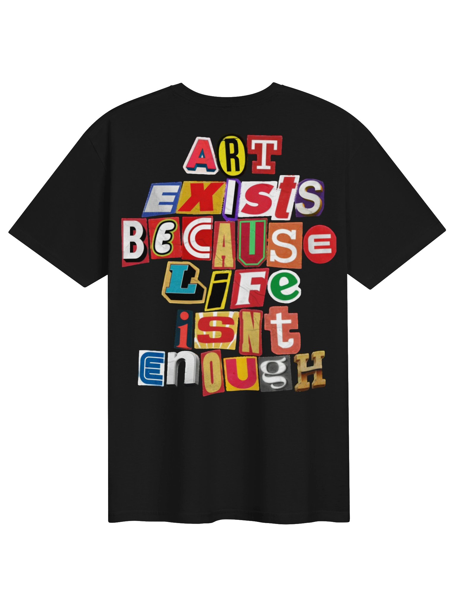 ART NOT EXITS Color Block Graphic Tee product image (8)