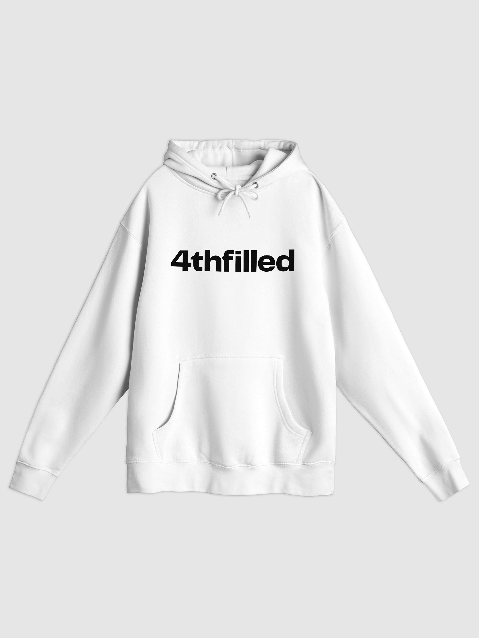 4thfilled Hoodie - White product image (1)