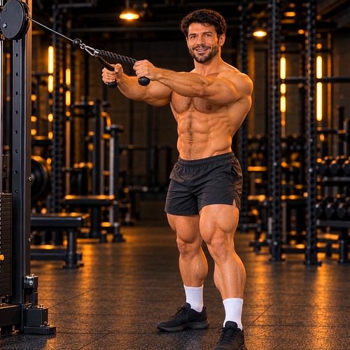 Face pulls shouldn’t finish at your chest.

Set the cable around face height, pull the rope toward your face and gently separ...