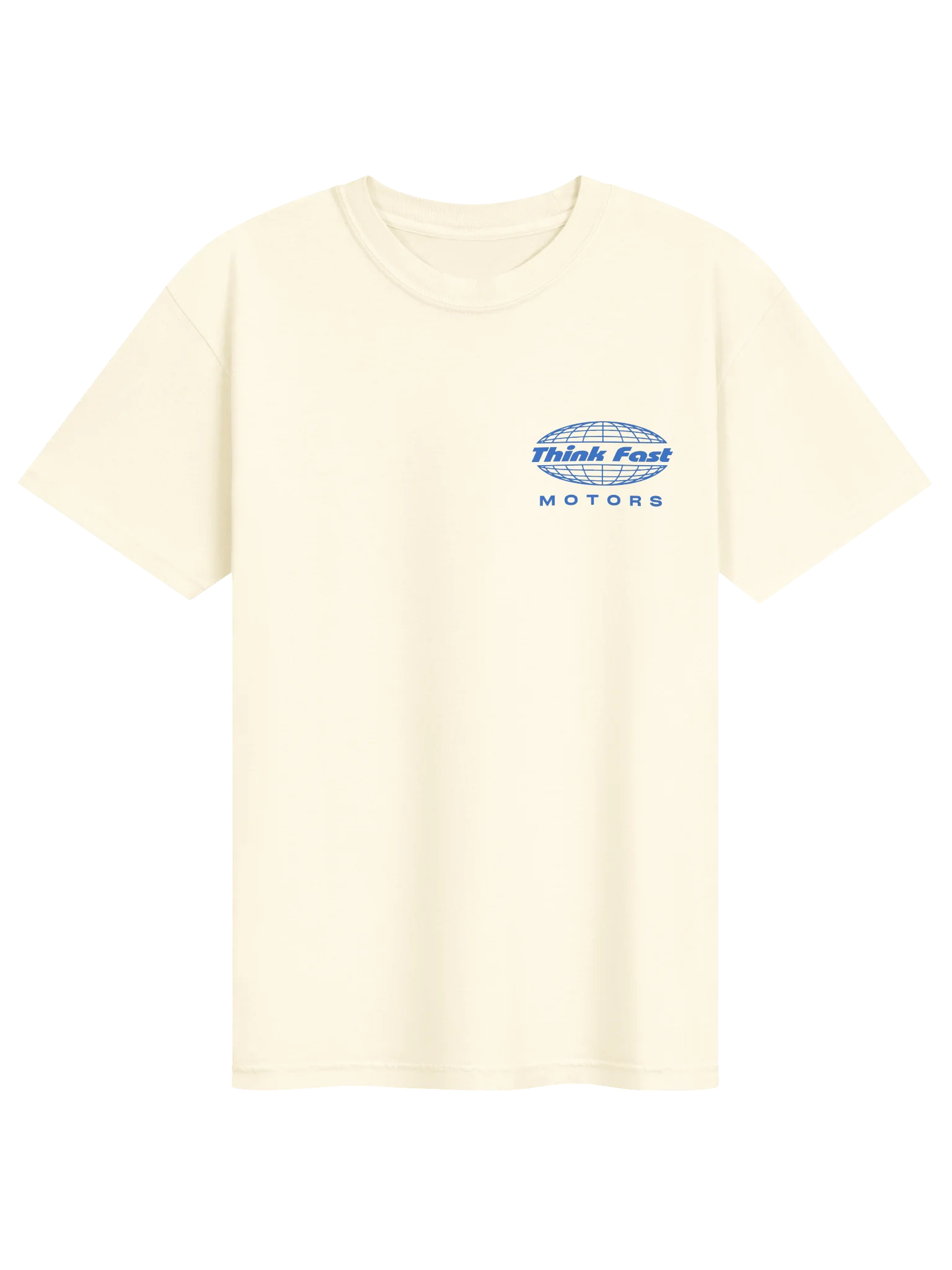 Think Fast Motors Global Tee - Ivory product image (1)