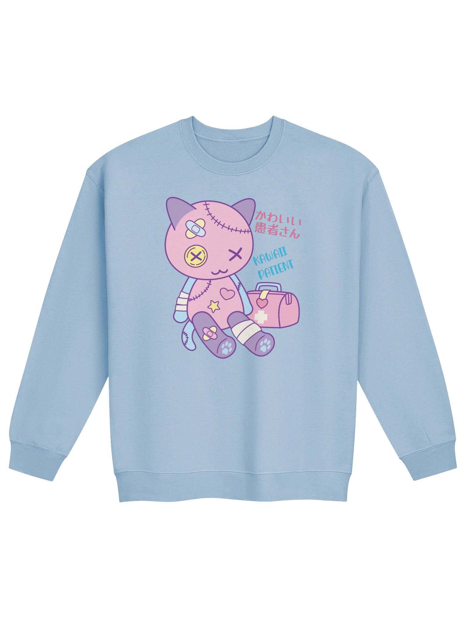 Kawaii Patient Toy Cat - Unisex Adult Sweatshirt product image (1)