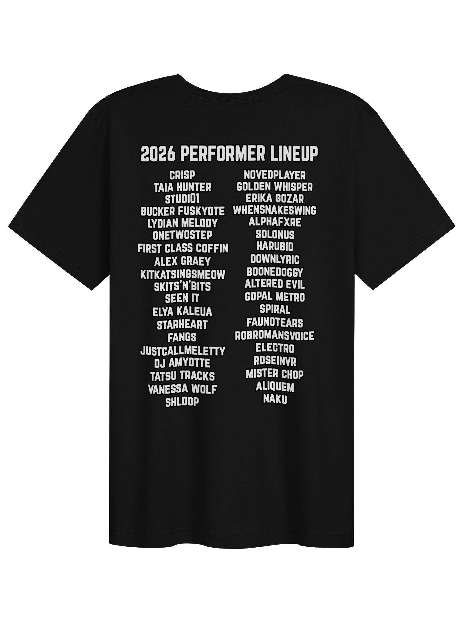 SFF 26 Performer Shirt product image (2)