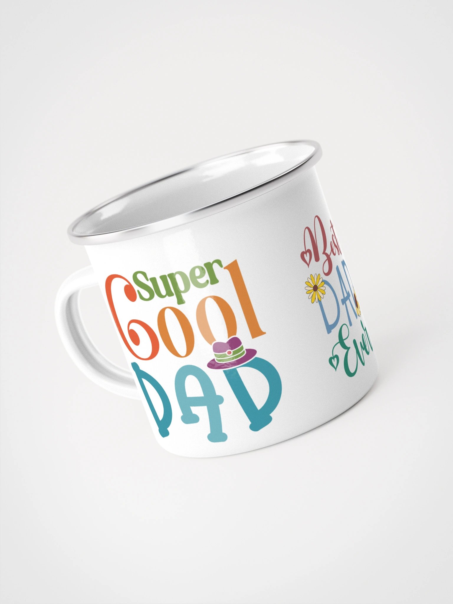 Super Cool Dad Enamel Mug product image (4)