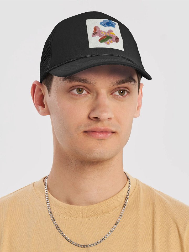 Kid Airplane (Valucap Foam Trucker Hat) product image (1)