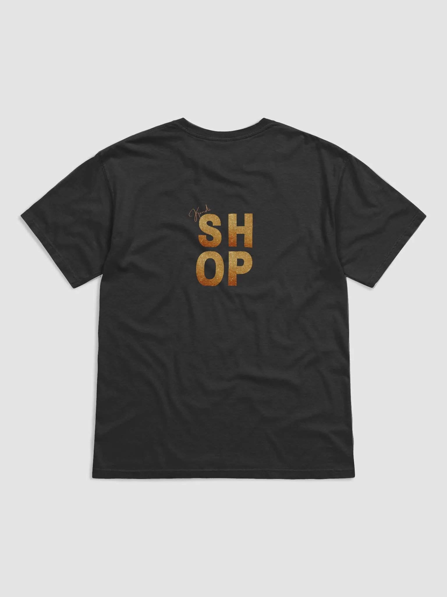 The Shop Black and Gold T-Shirt product image (2)