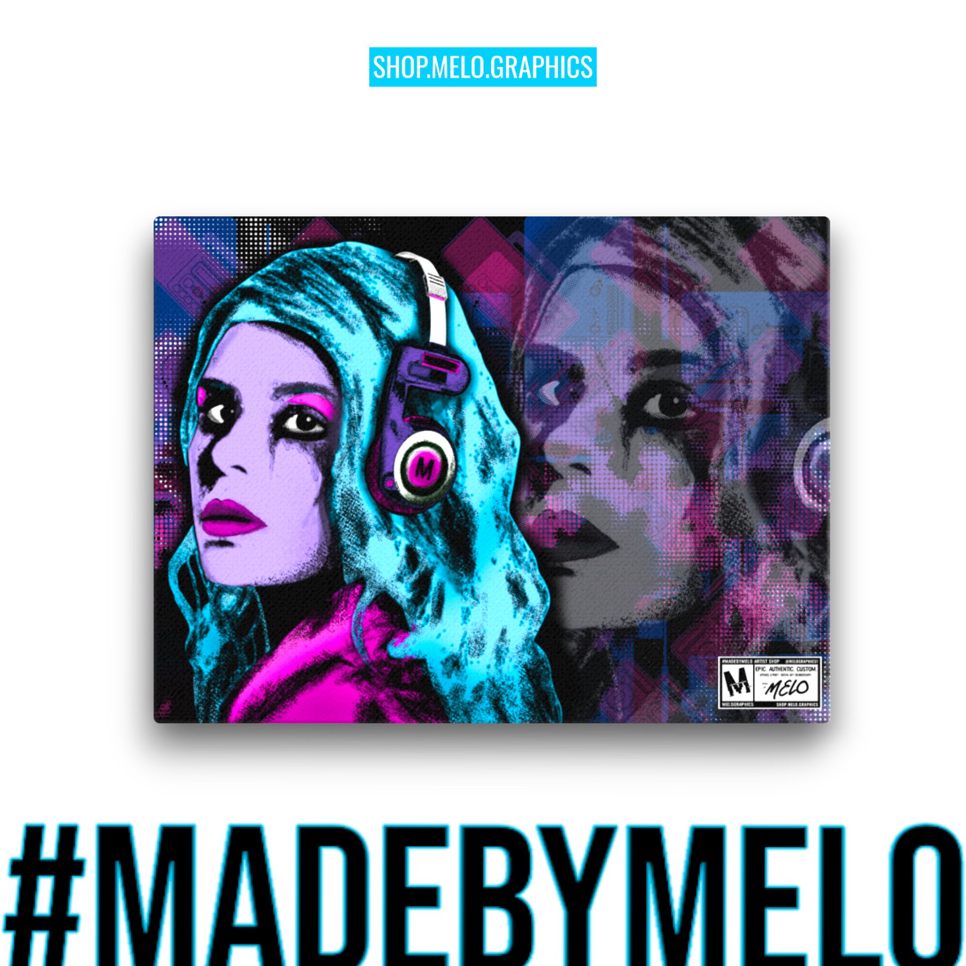 Personal Playlist by MELOGRAPHICS - Canvas Art + Digital Wallpaper | #MadeByMELO product image (2)