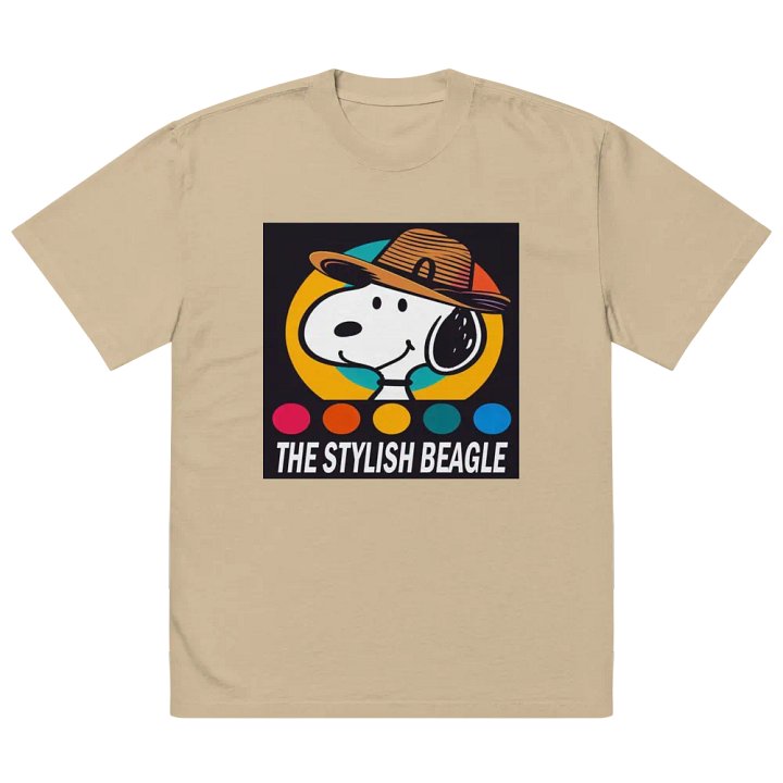 Stylish Beagle Faded T-Shirt product image (2)