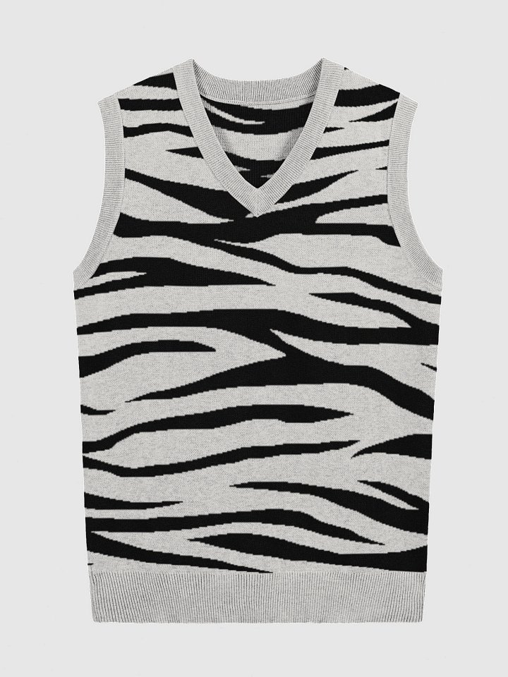 Kitsune knitted v-neck vest product image (4)