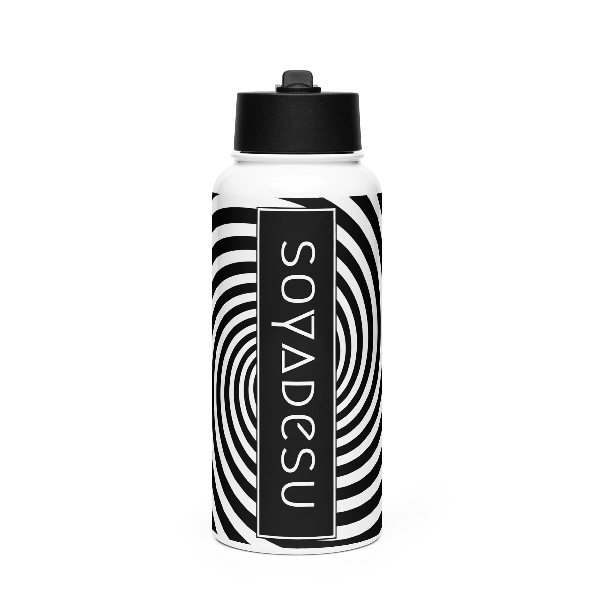 water bottle w/ straw product image (1)