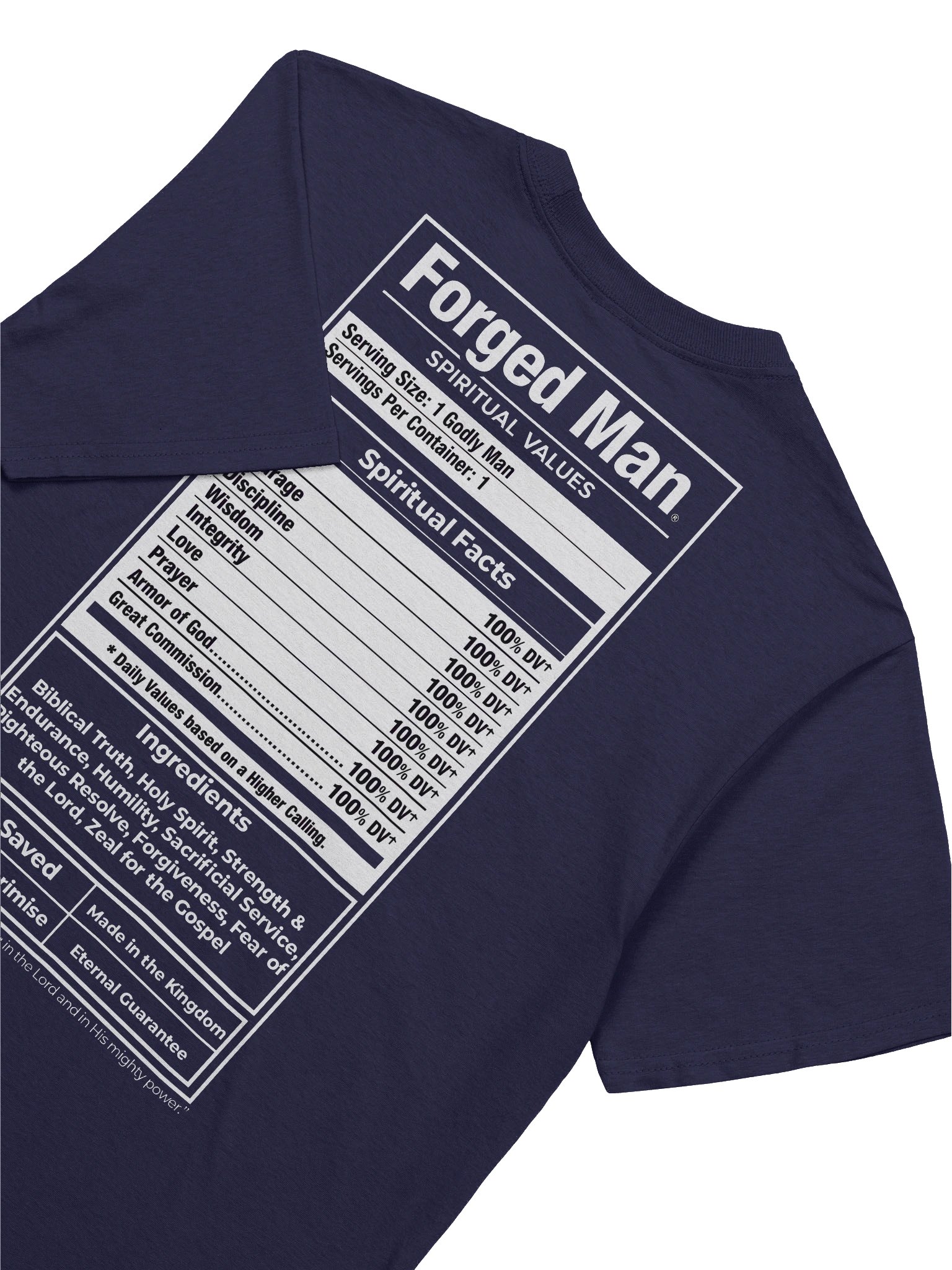 The Spiritual Facts Essential Tee - Navy product image (8)