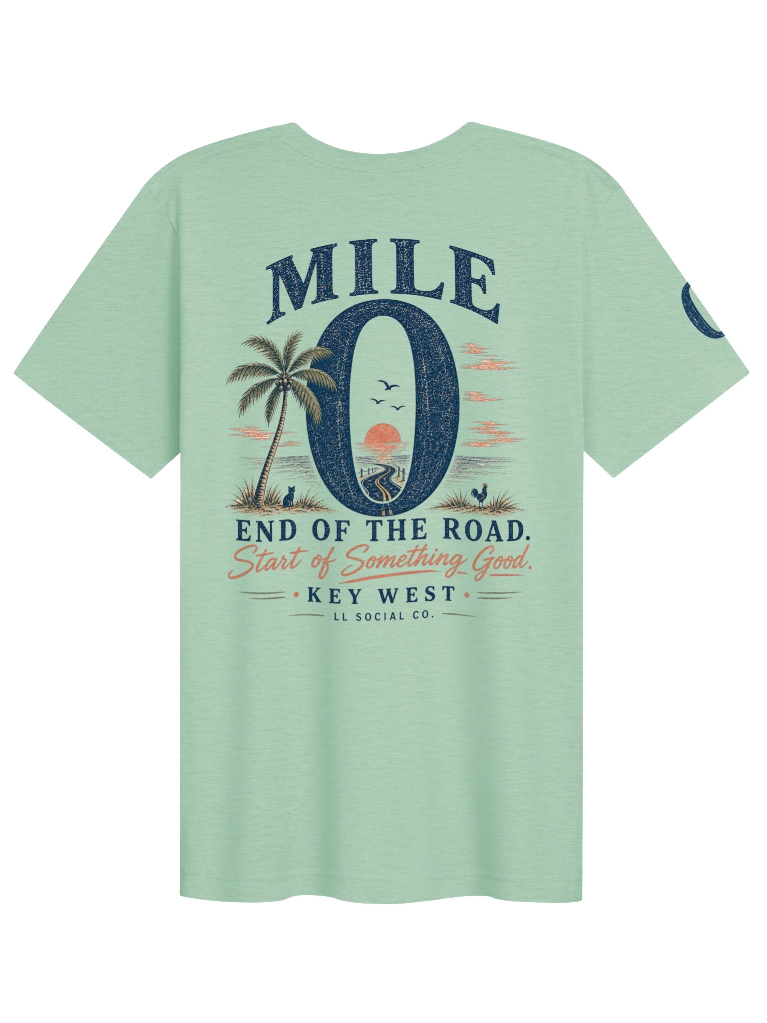 LL Social Co. End of the Road Tee — Mile 0 | Key West product image (12)