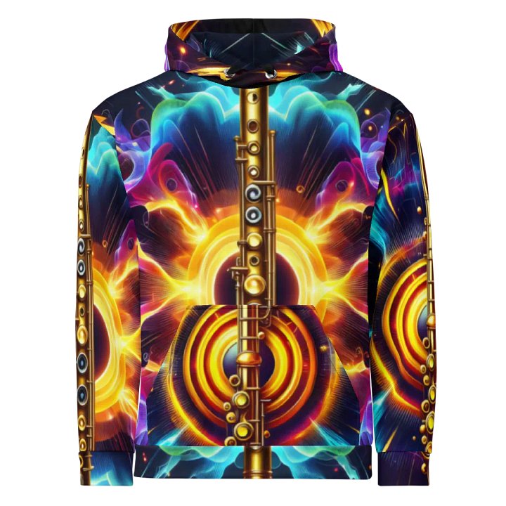 Flute Musical Instrument - All-Over Unisex Hoodie #17 product image (1)
