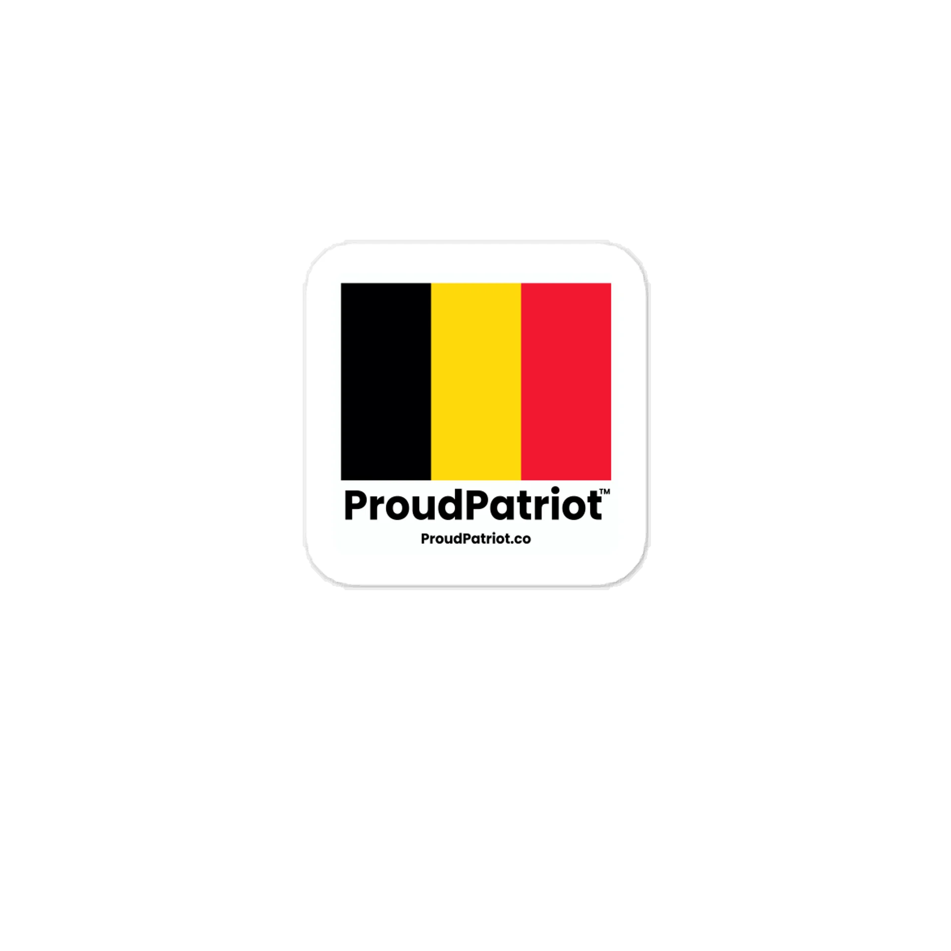 Belgium Flag Vinyl Sticker product image (1)