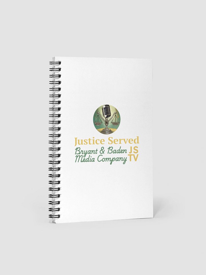 Justice Served TV Spiral Notebook product image (1)