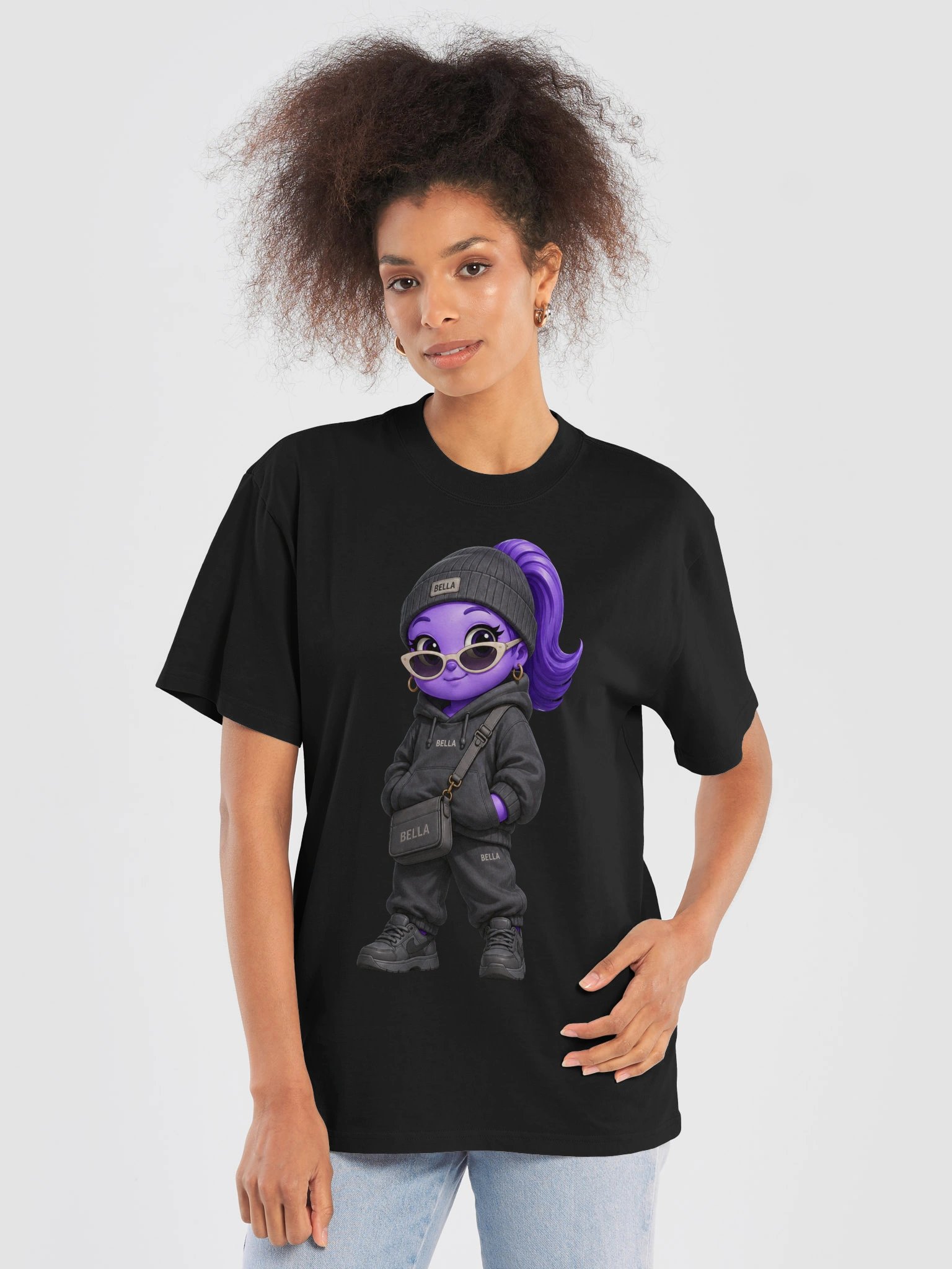 Bella — Premium Artistic Edition T-Shirt (Faded Bone) product image (5)