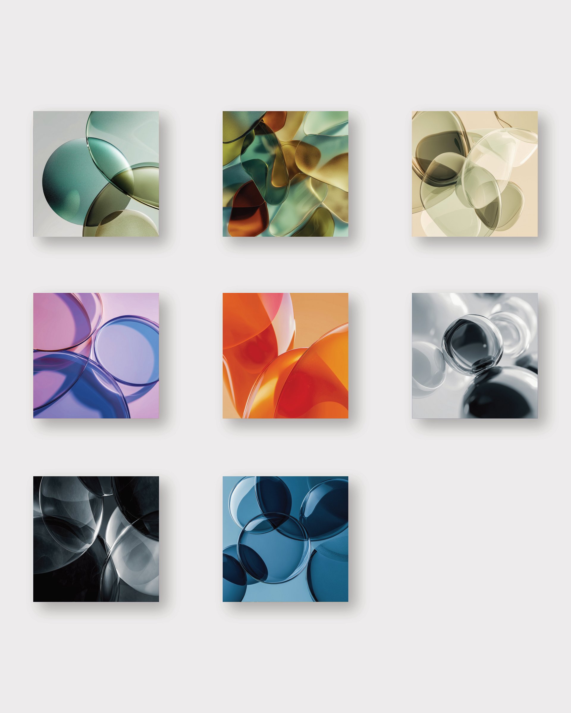 Aqua Glass 8K Wallpaper Pack product image (11)