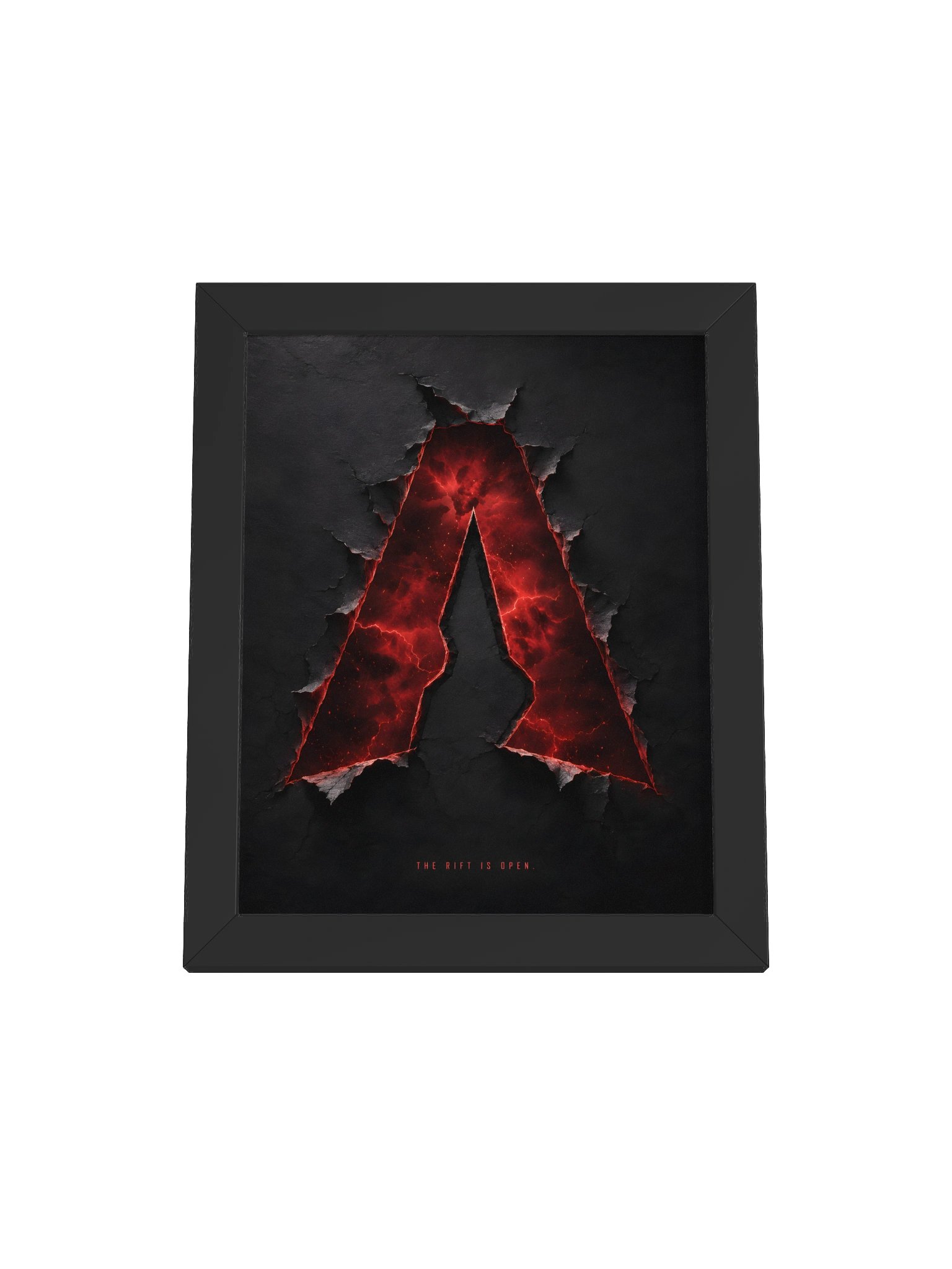 CASE FILE 001: THE RIFT — Framed Print product image (1)