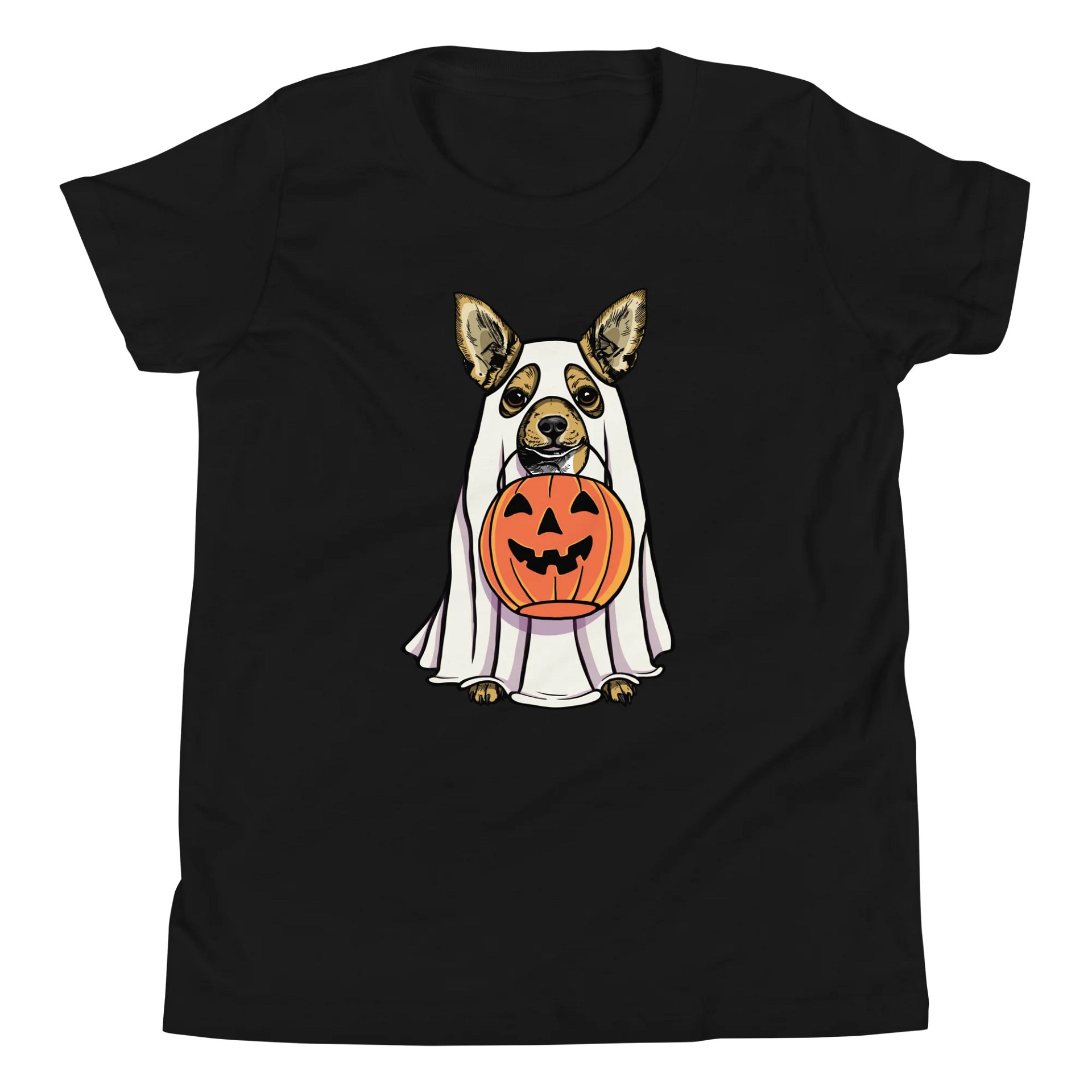 Halloween Chihuahua(Tan) Youth T-Shirt product image (5)