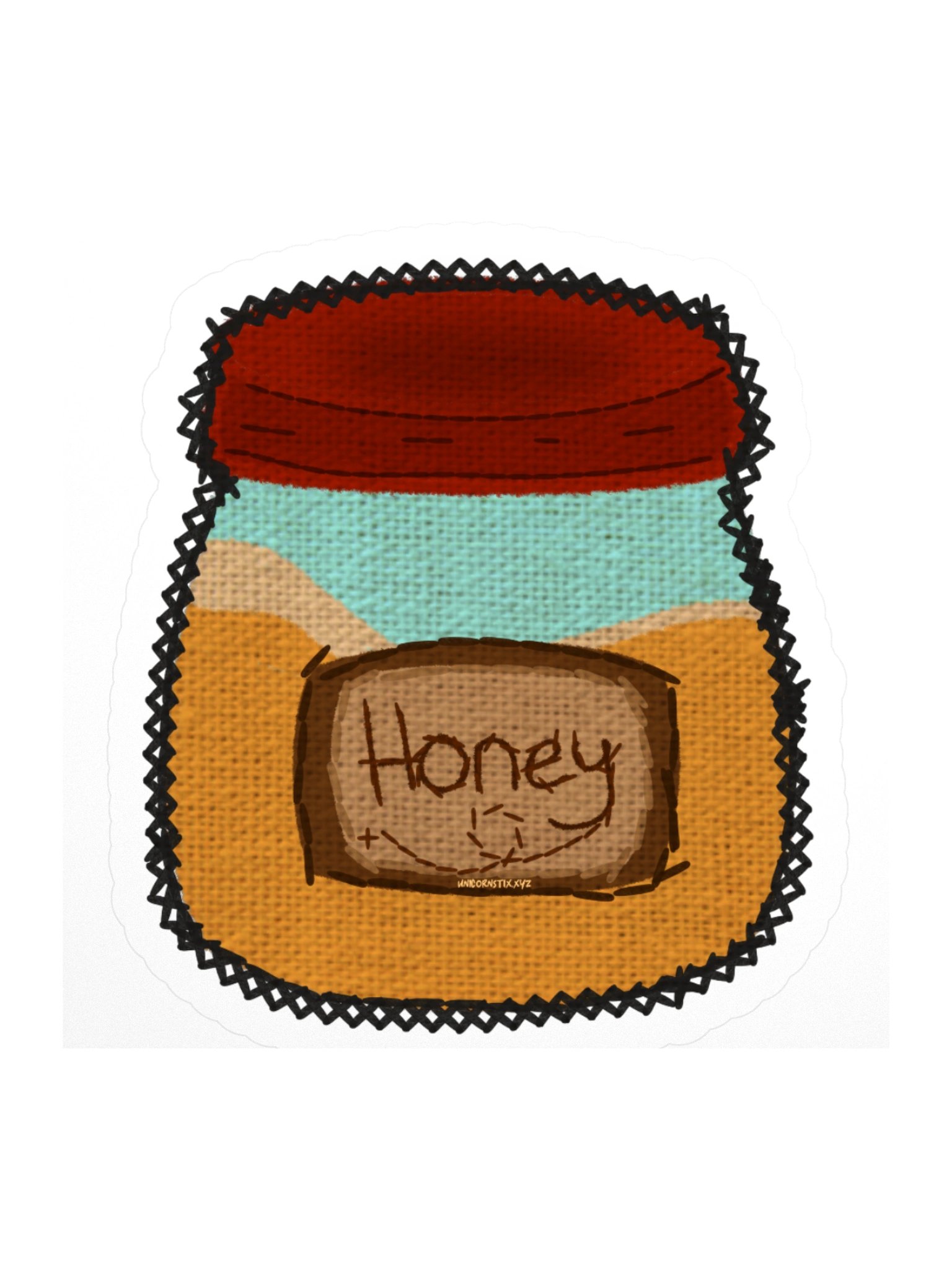 Honey Jar Patch Sticker product image (2)