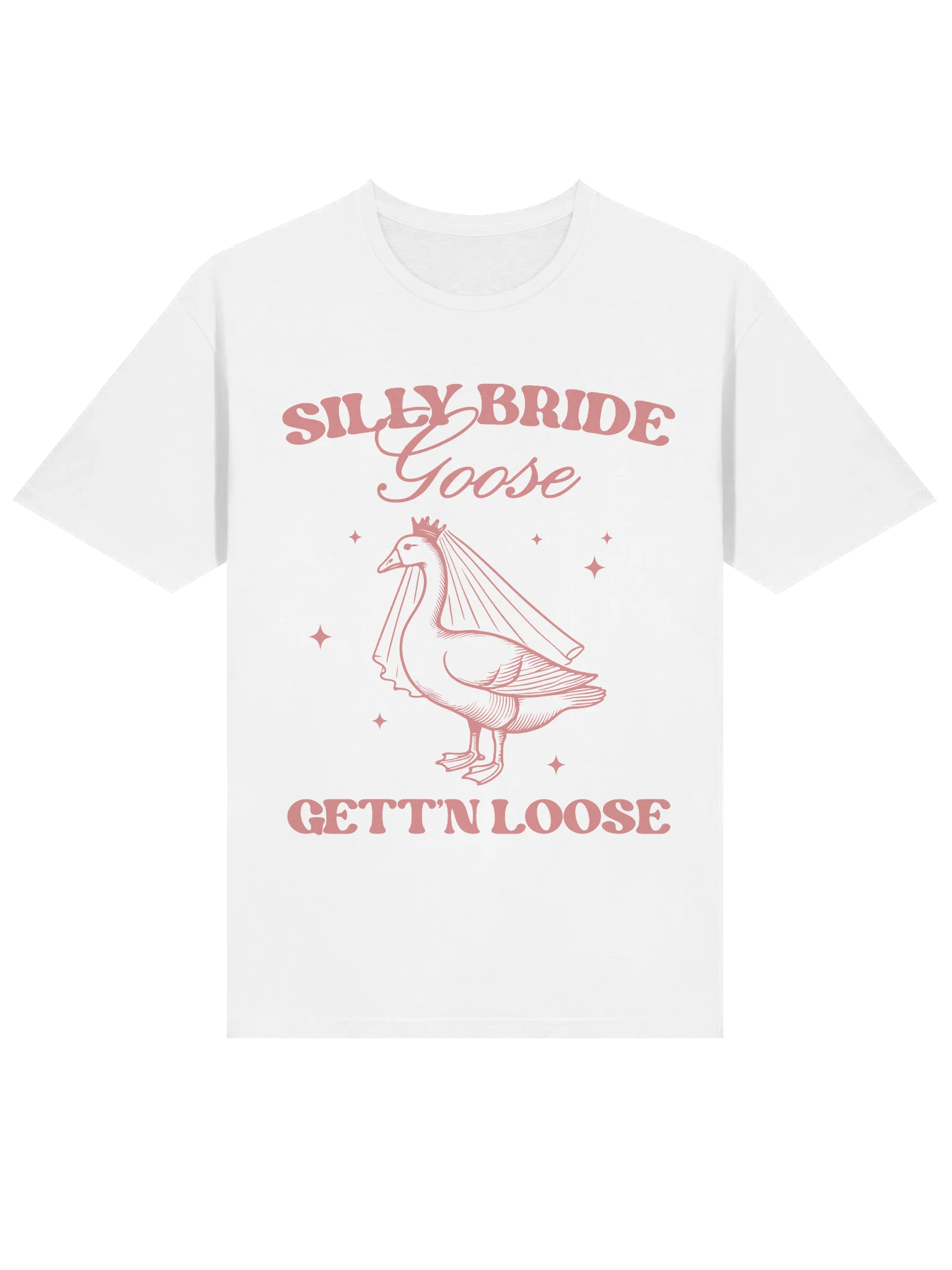 Silly Bride Goose Shirt – Funny Bachelorette Party Tee | Bride Getting Loose Graphic Shirt, Wedding Party Gift product image (8)