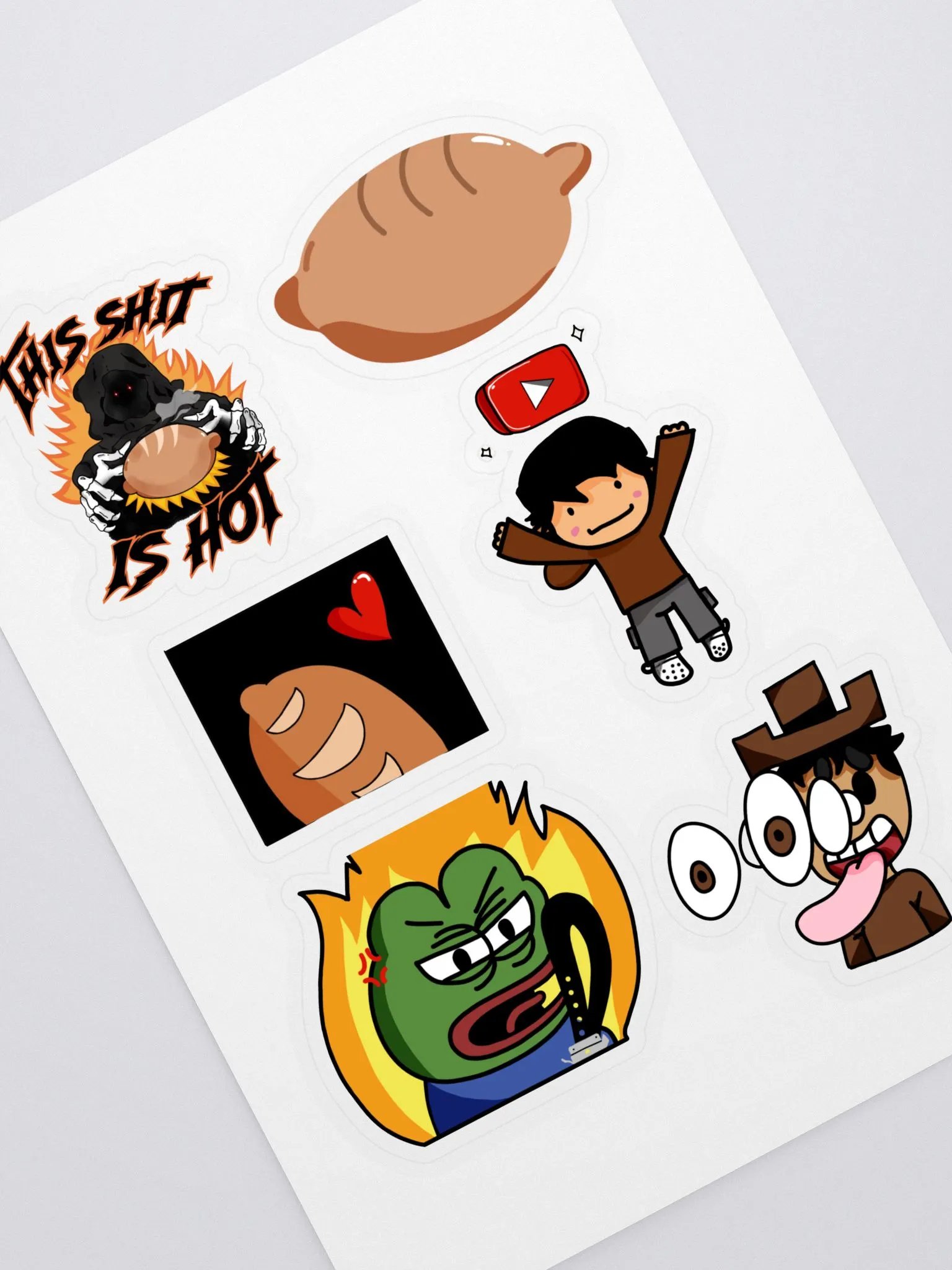 Random bolillo emote stickers product image (1)