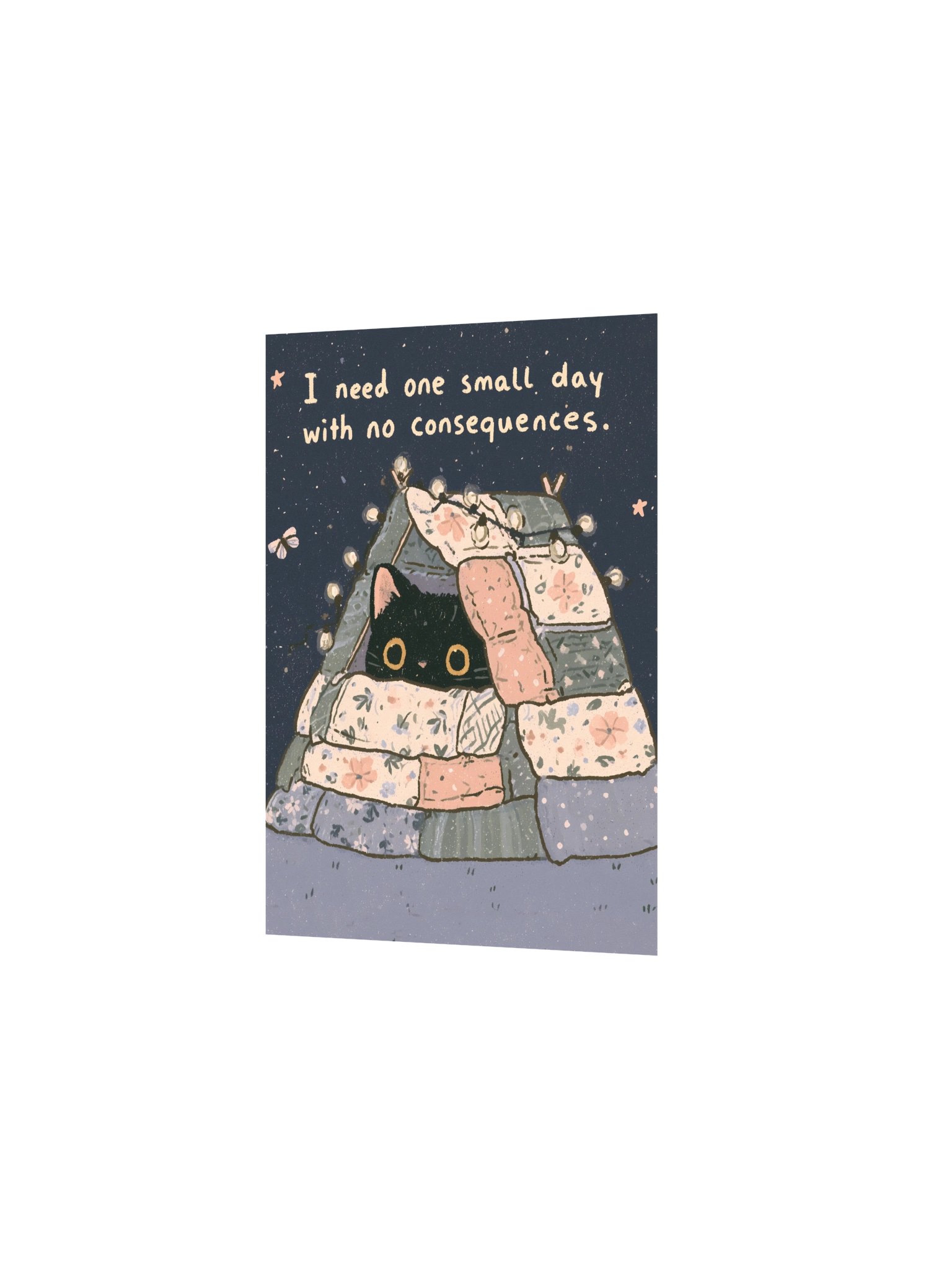 No Consequences Cat Fort Poster product image (10)