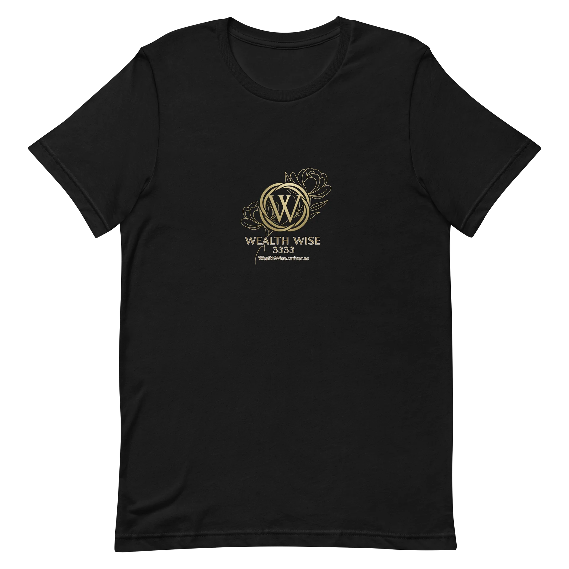 Wealth Wise 3333 Gold Monogram Tee product image (2)