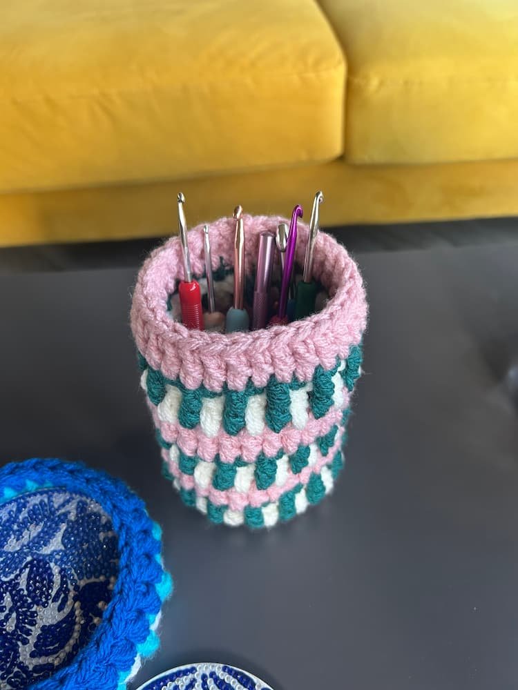 Interlocking Crochet Basket PDF Pattern product image (6)