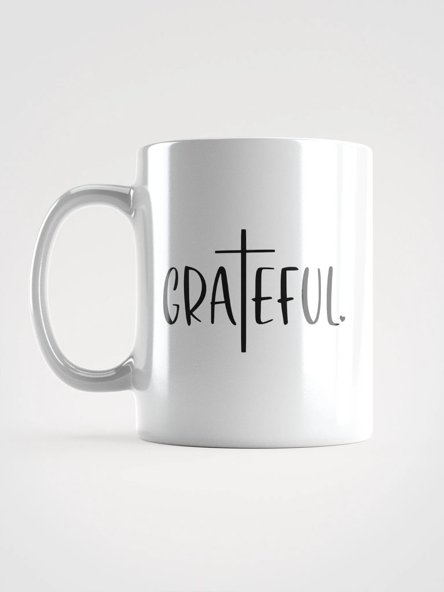 Grateful Vibes Glossy White Ceramic Mug product image (6)