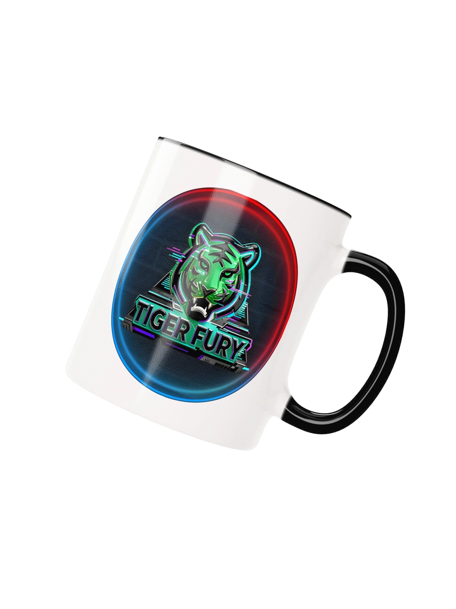 Tiger Fury Neon Logo Coloured Mug product image (26)