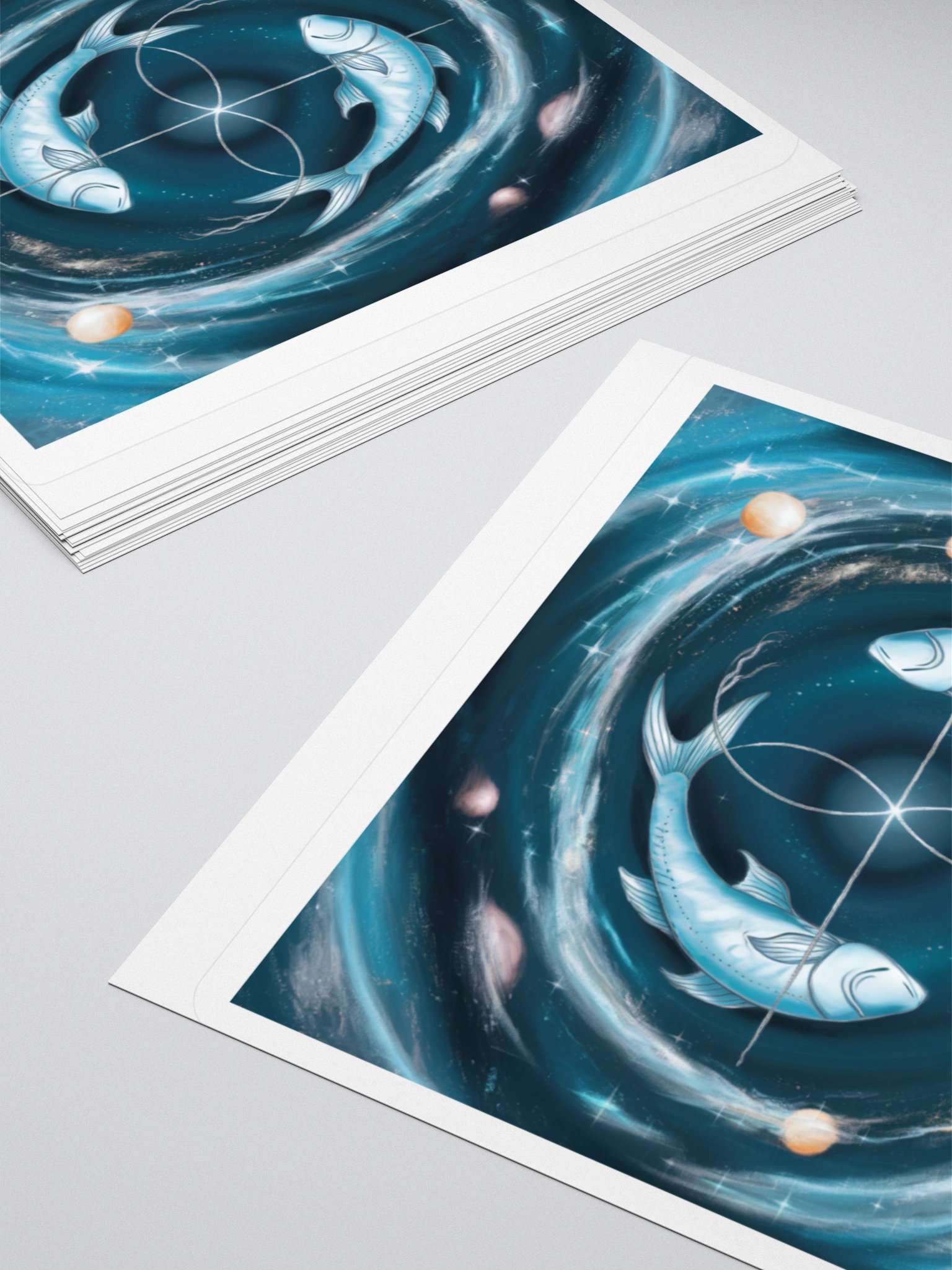 Cosmic Pisces Fish Vinyl Sticker - Perfect for Laptops and Water Bottles! product image (10)