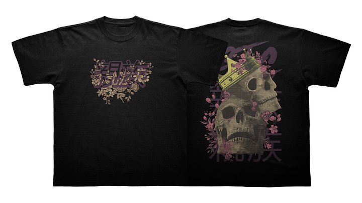 Crowned Skull T-Shirt (Black) product image (2)