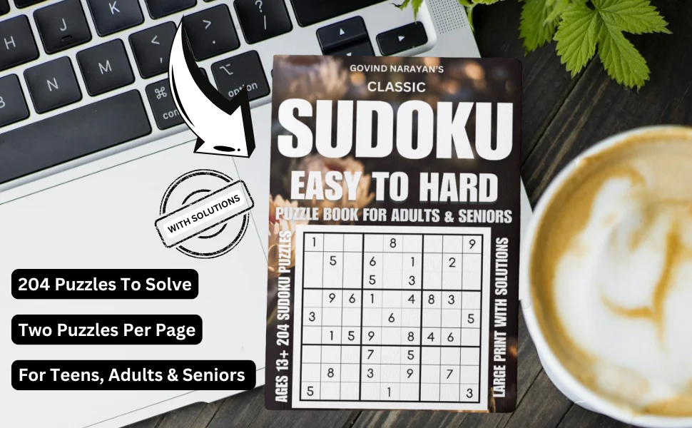 204 Classic Sudoku Easy to Hard Puzzle | Ebook | Printable product image (2)