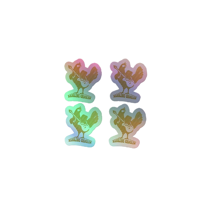 BASELINE CHICKEN — Holographic Sticker product image (1)