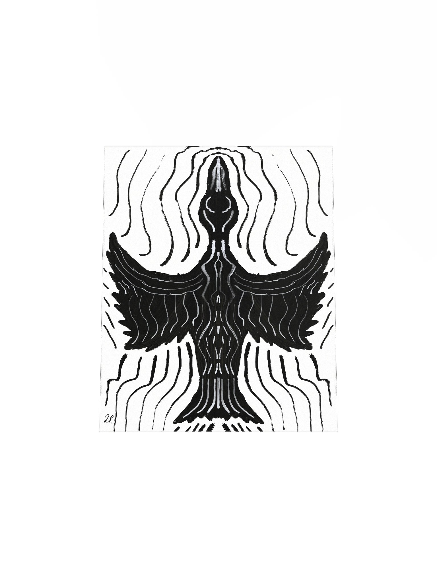The Vulture's Shadow Matte Poster Print by Eric Ravenwolf product image (14)