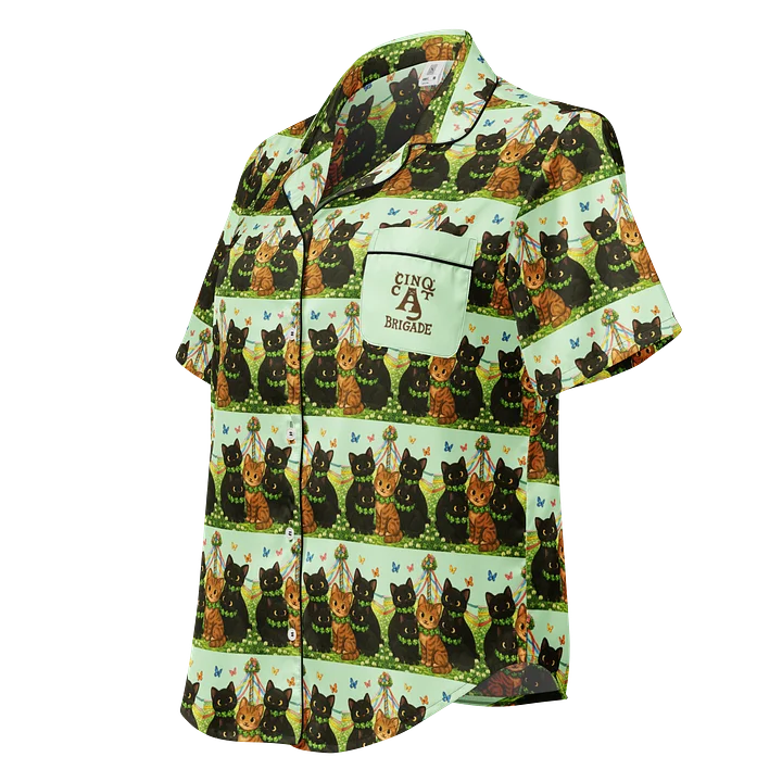 Cat brigade spring Silky Pajama Top product image (1)